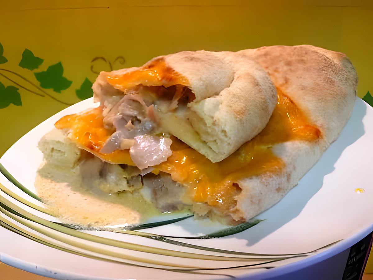 recette CALZONE KEBAB