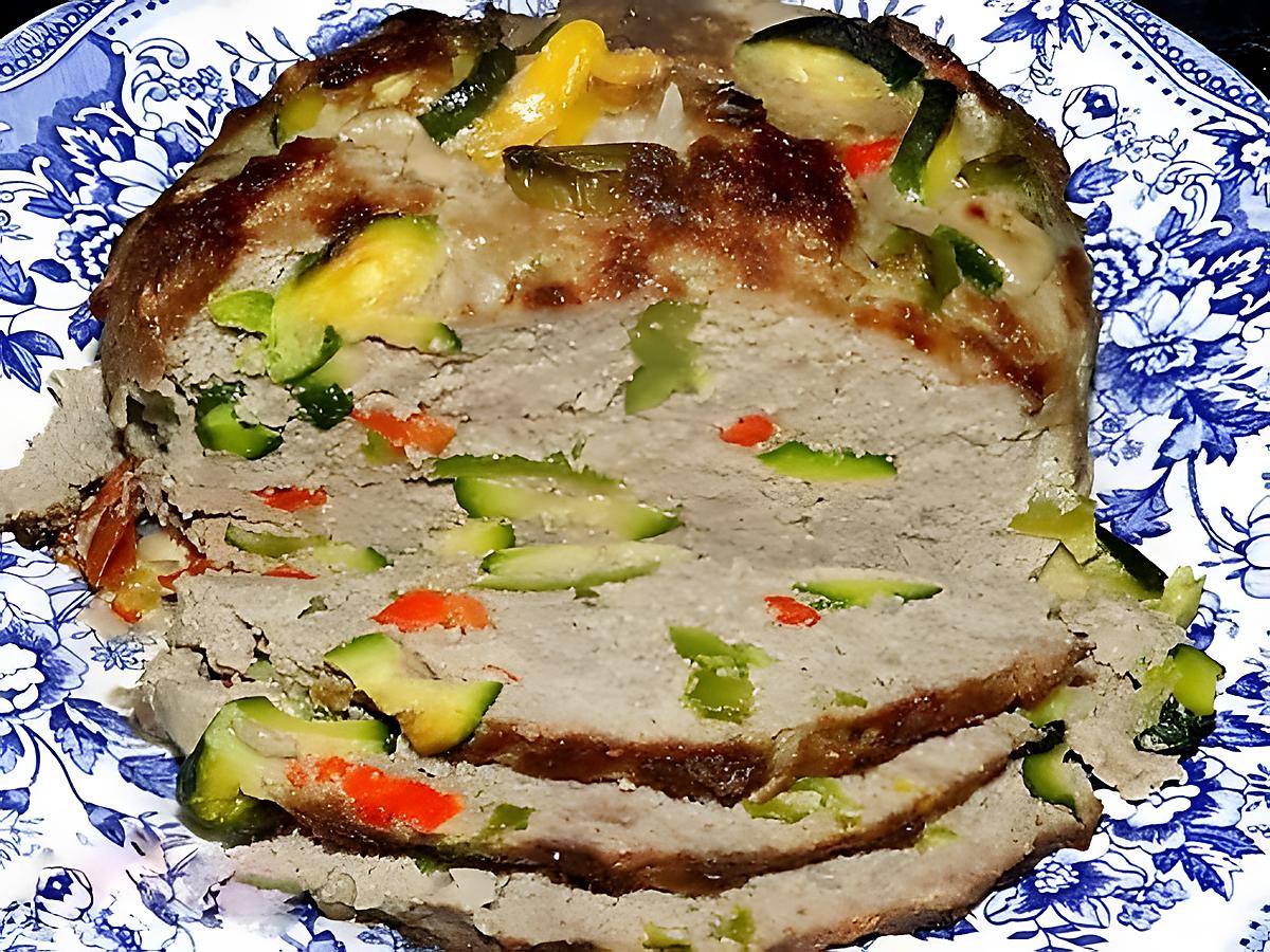 recette Pain de viande aux légumes du Sud