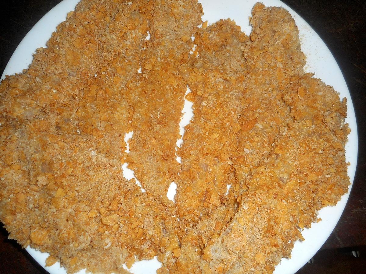 recette Filets de merlan panés aux corn flakes