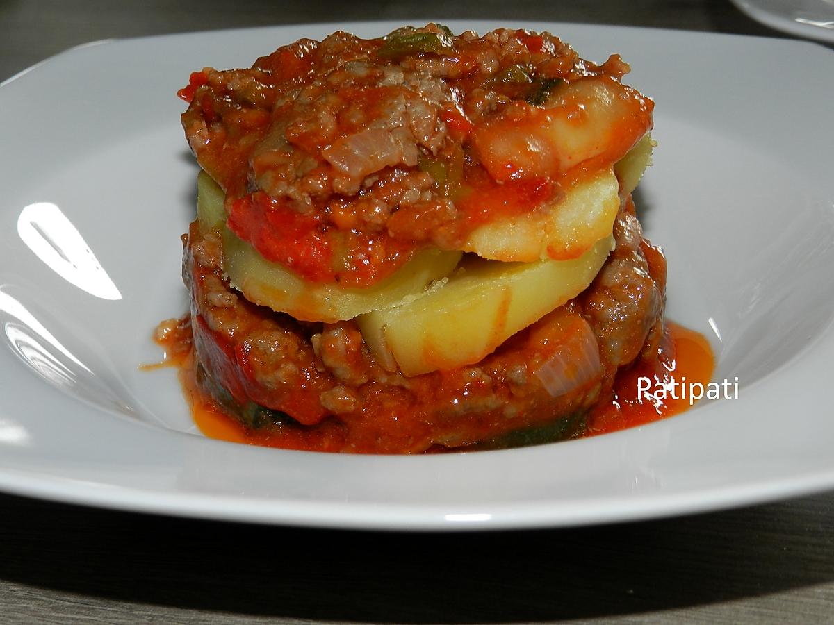 recette Galettes de viande hachée fourrées aux pomme de terre