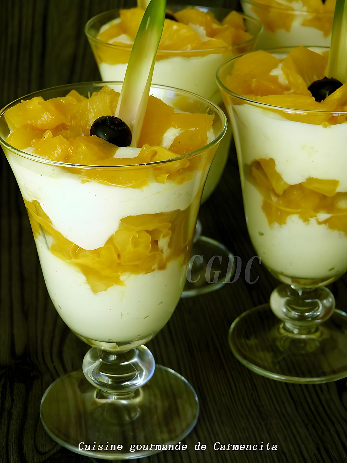 recette Tiramisu à la compotée d'ananas flambé au rhum et mascarpone à la vanille