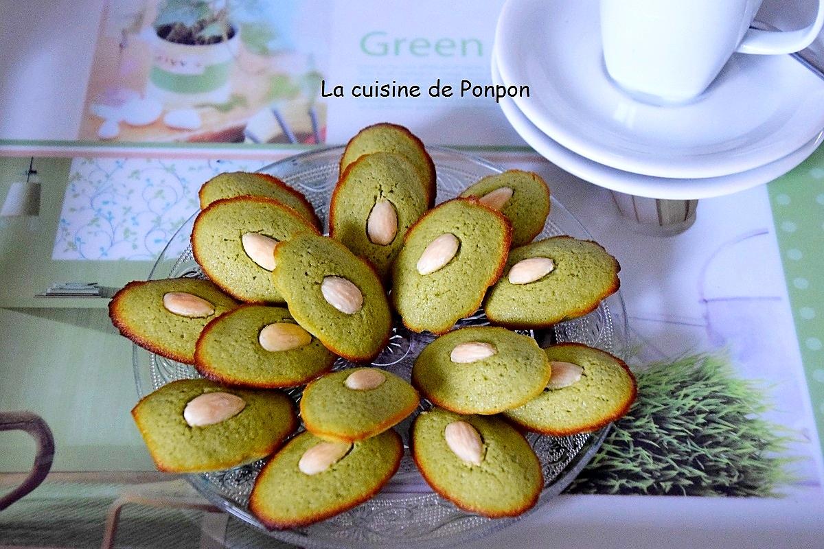 recette Visitandine parfumée au thé matcha et yuzu