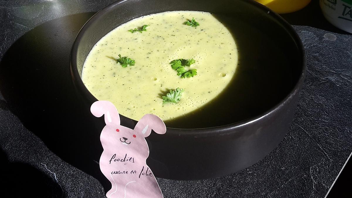 recette Soupe de courgette au boursin