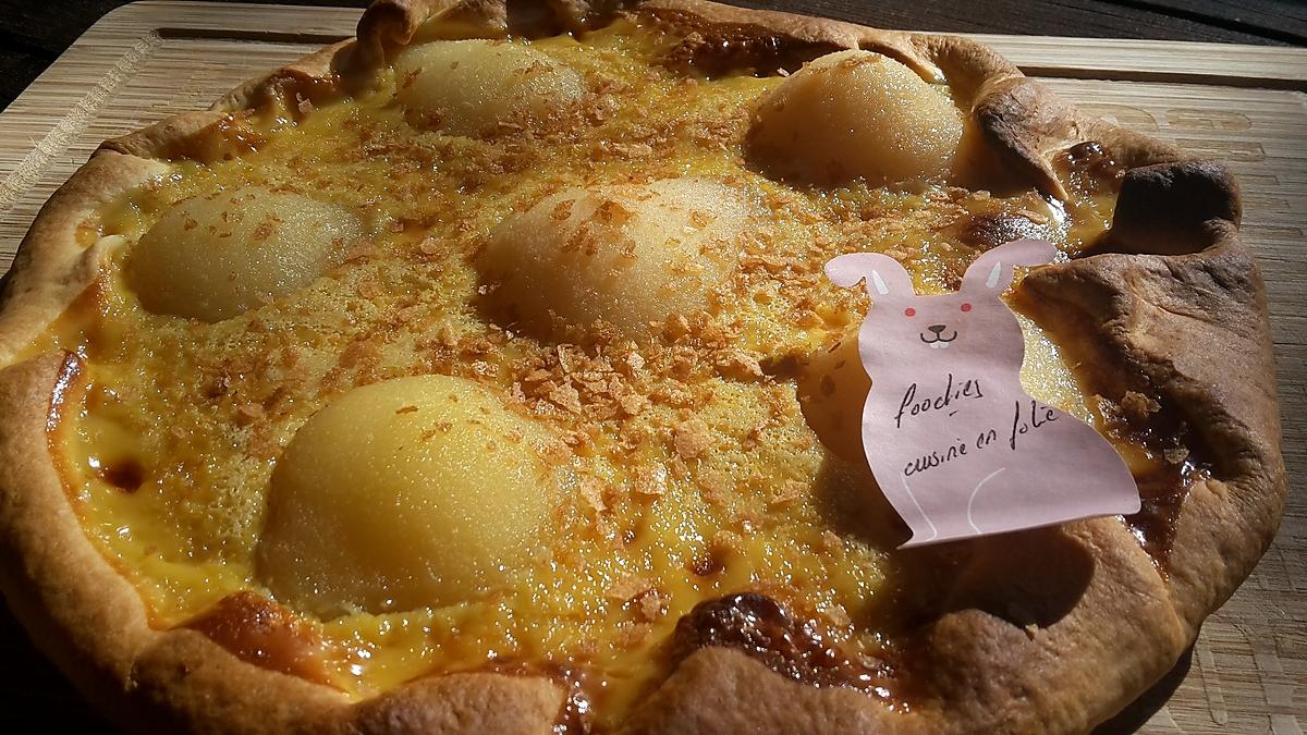 recette Tarte poires au sirop d'érable à tomber !..