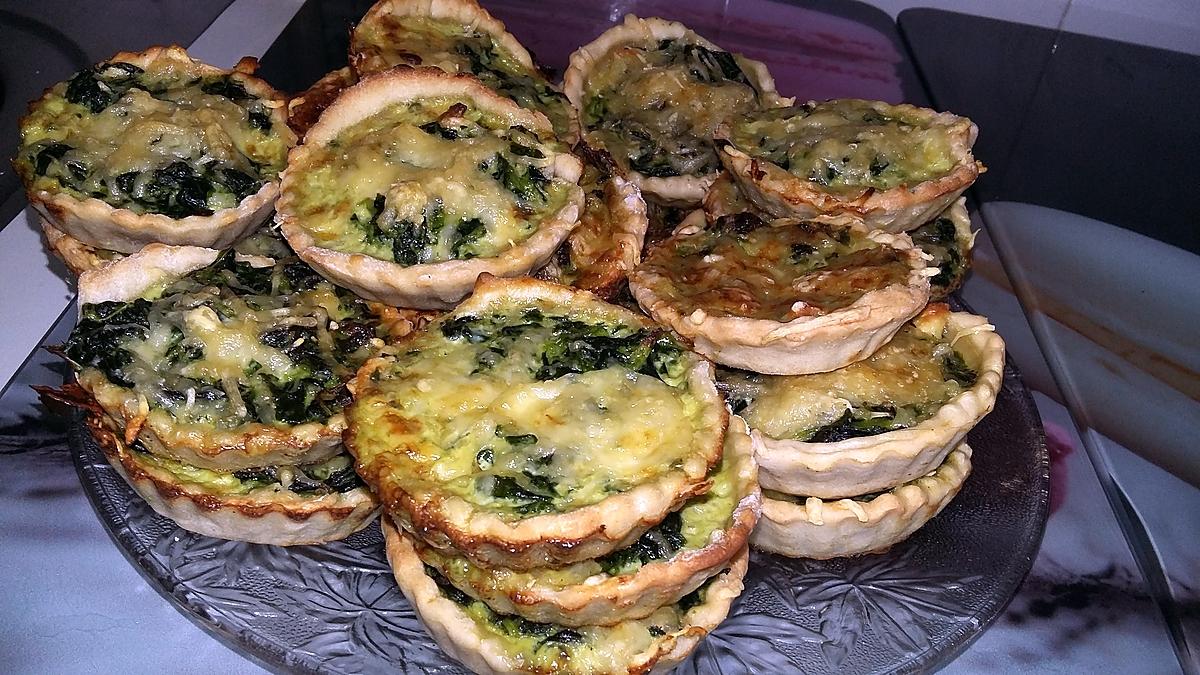 recette Tartelettes épinards chèvres