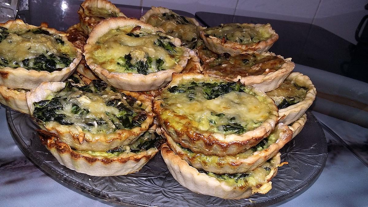 recette Tartelettes épinards chèvres