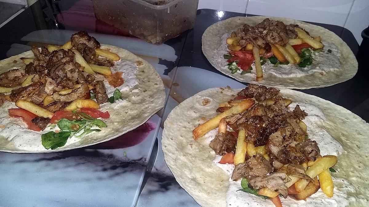 recette Döner kebab maison