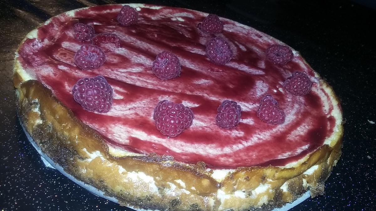 recette Cheesecake framboise