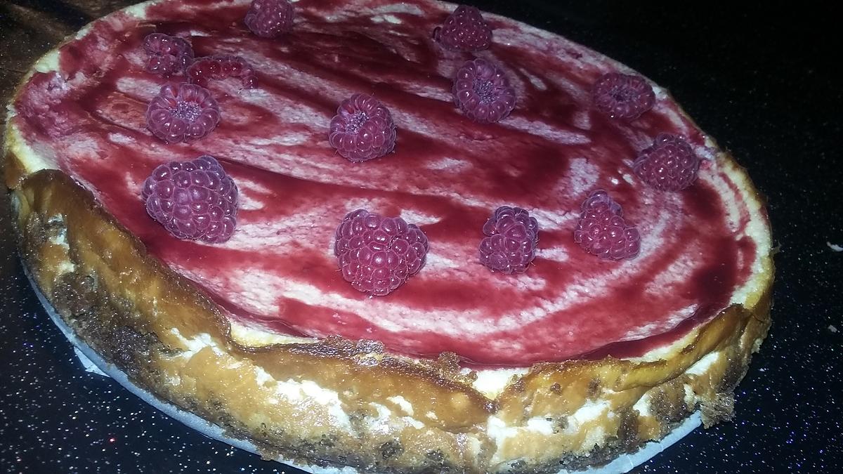 recette Cheesecake framboise