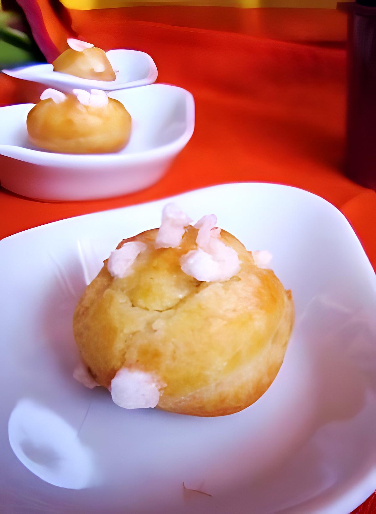 recette Petits choux à la crème de speculoos