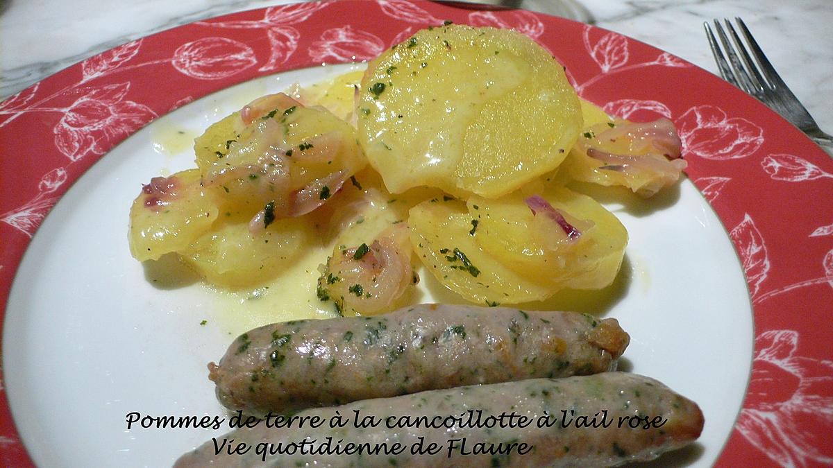 recette Pommes de terre à la cancoillotte à l'ail rose