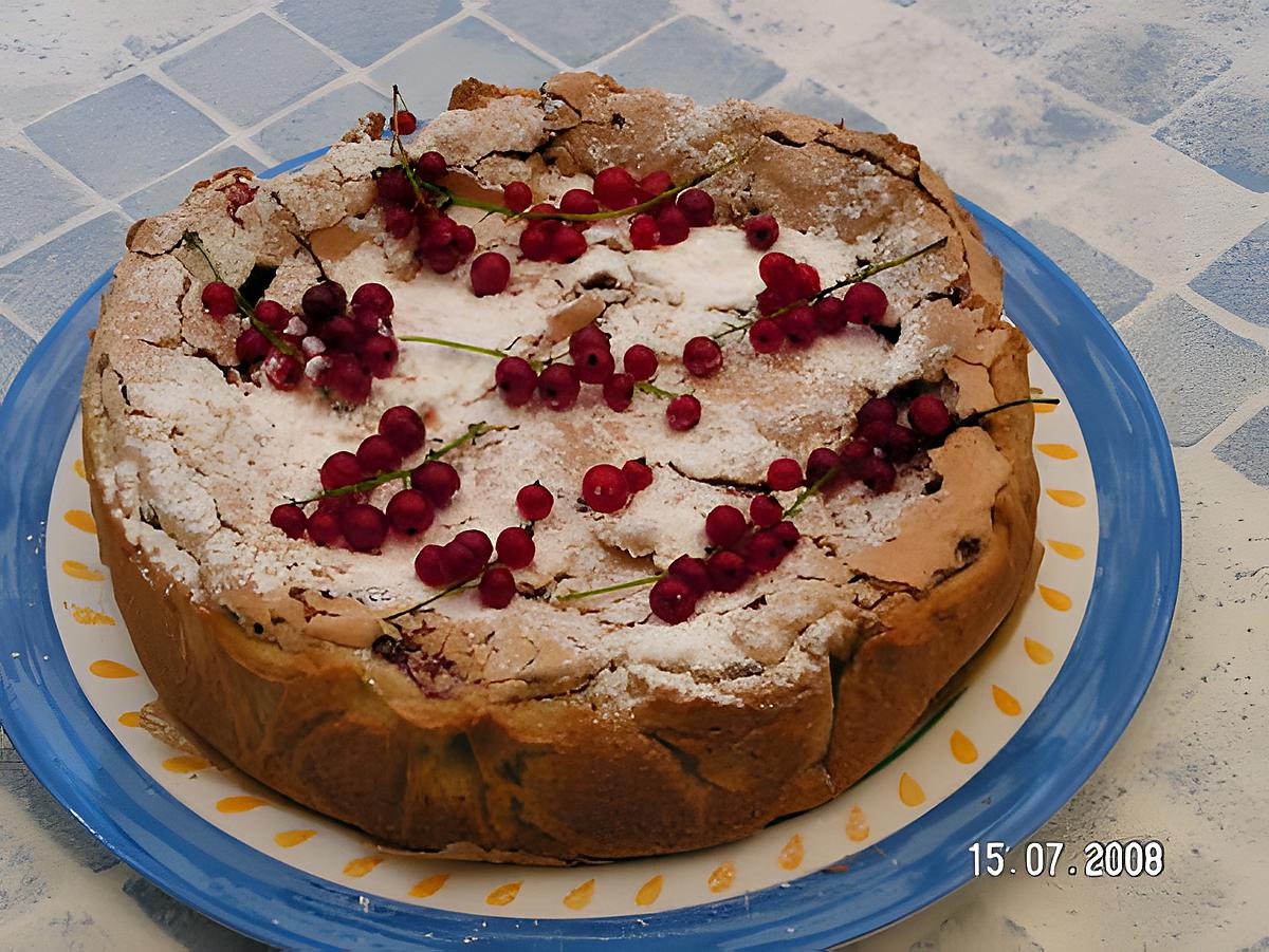 recette gâteau aux groseilles