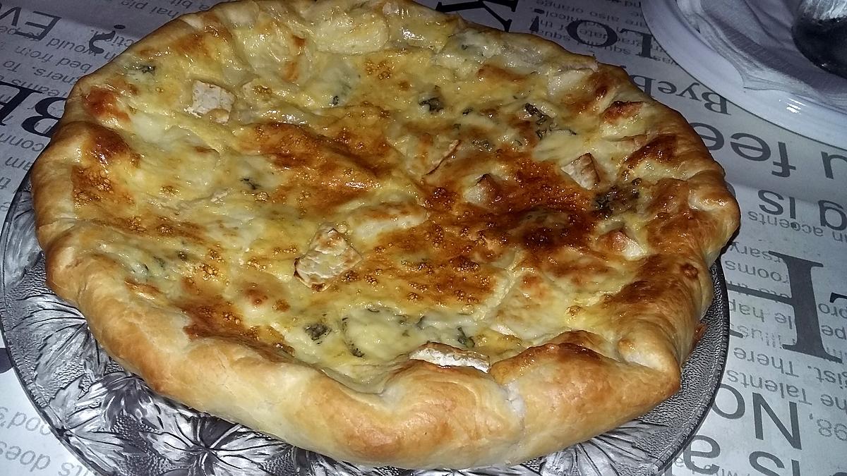 recette Quiche au 4 fromages