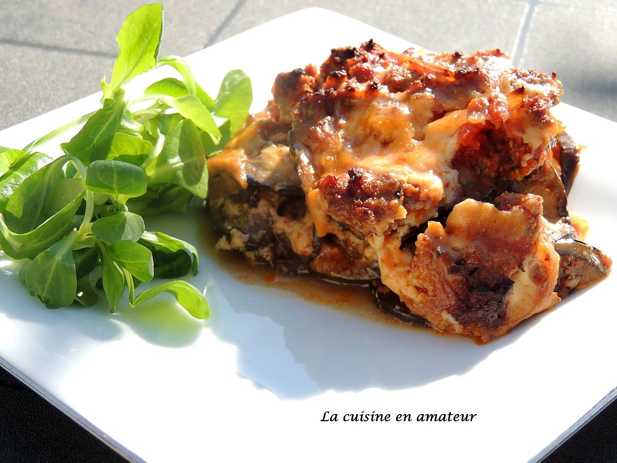 recette Moussaka diététique