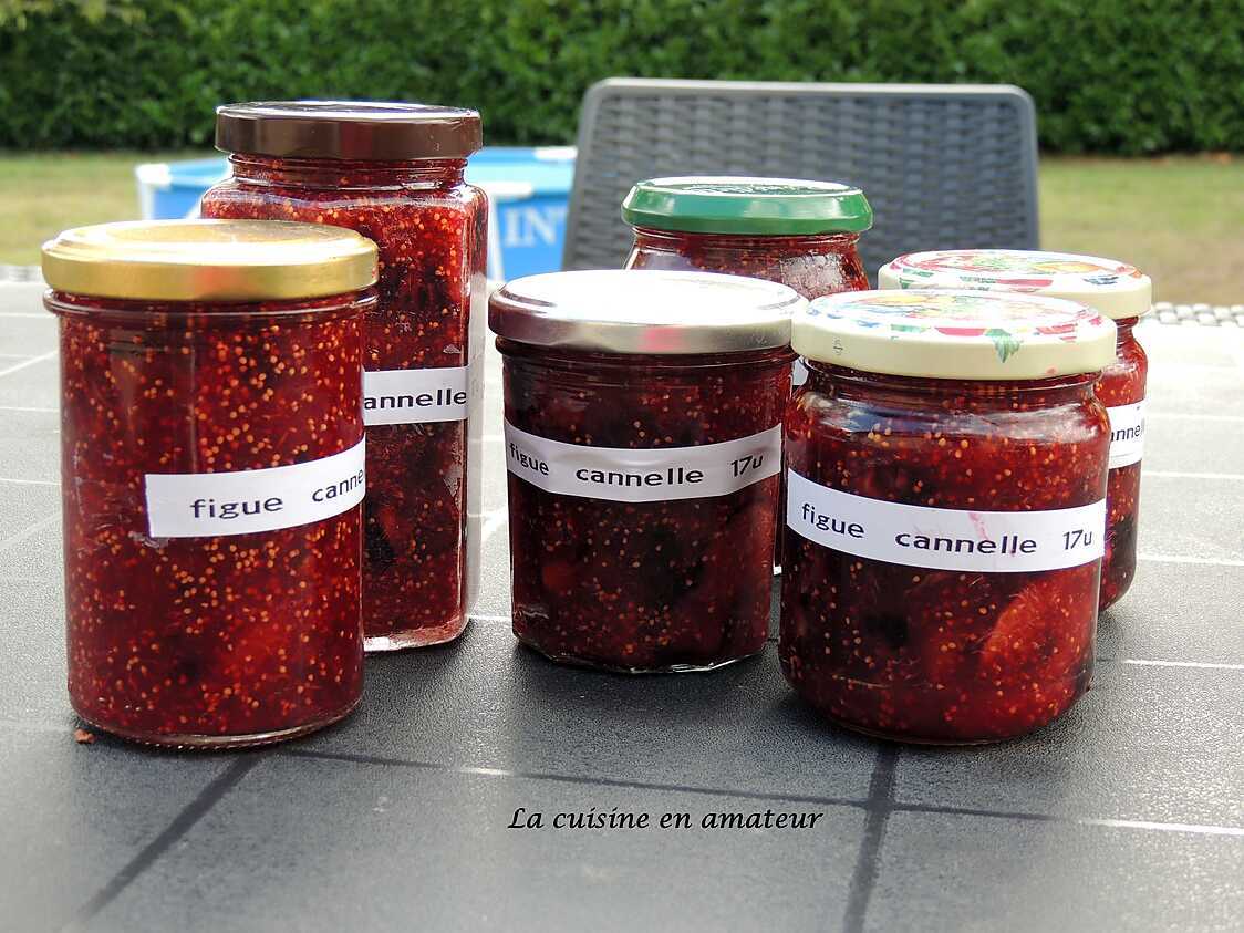 Recette de Confitures de figues à la cannelle