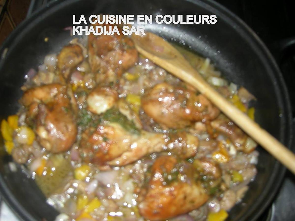 recette Poulet à l'ananas et aux champignons