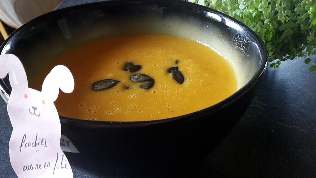 recette Soupe de potimaron au kiri