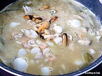 recette Soupe curry laksa aux fruits de mer