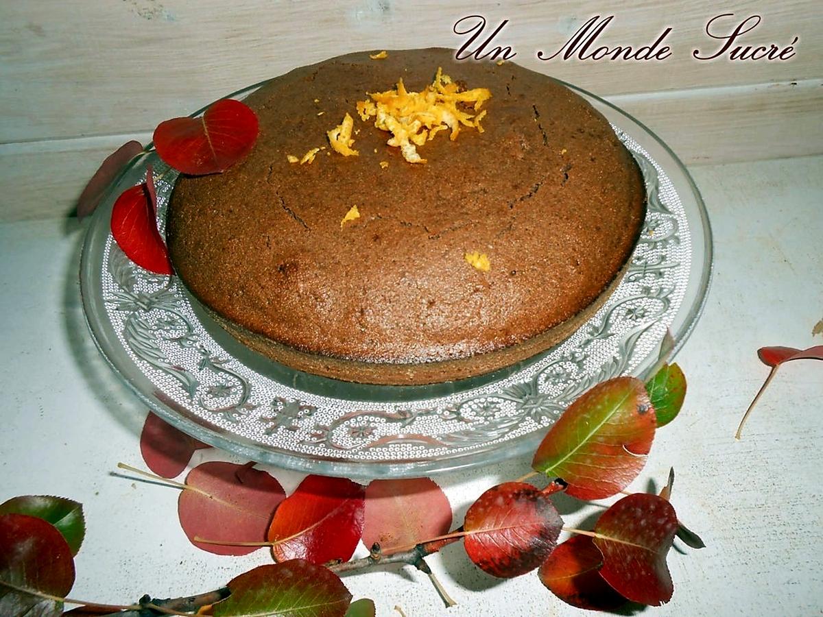 recette Gâteau automnal à la farine de châtaigne