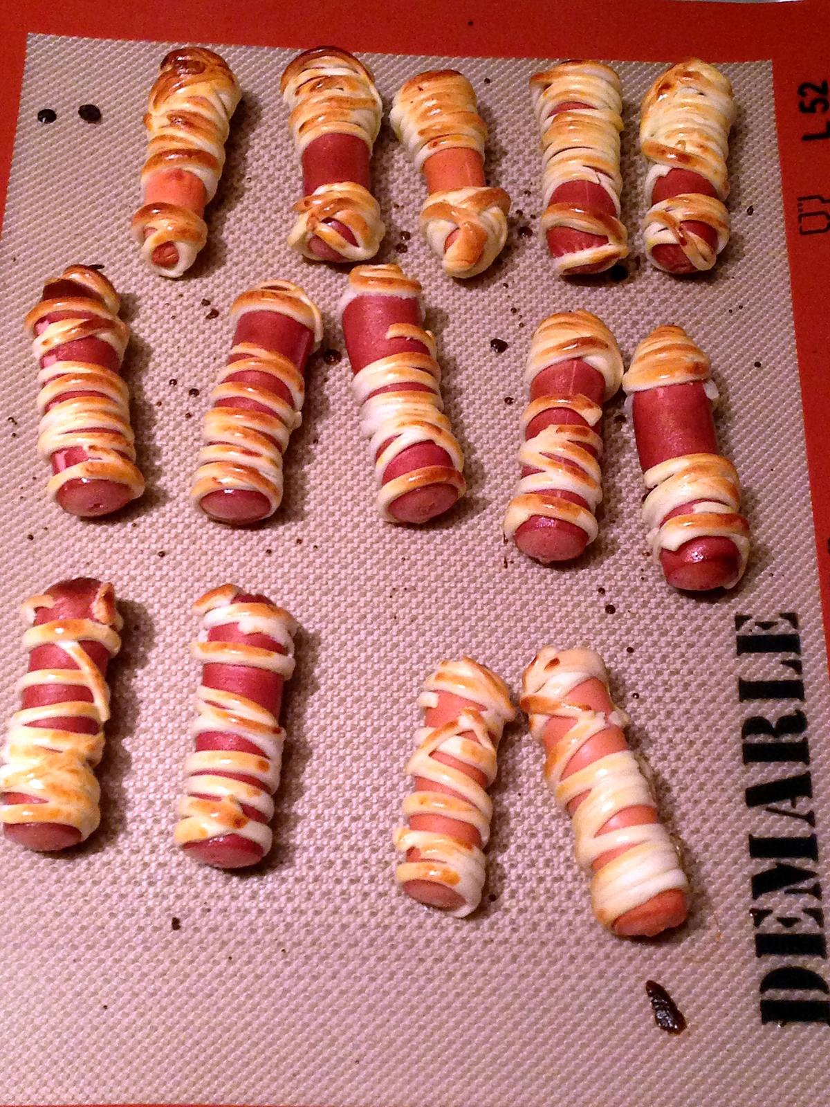 recette Saucisses momies d'halloween