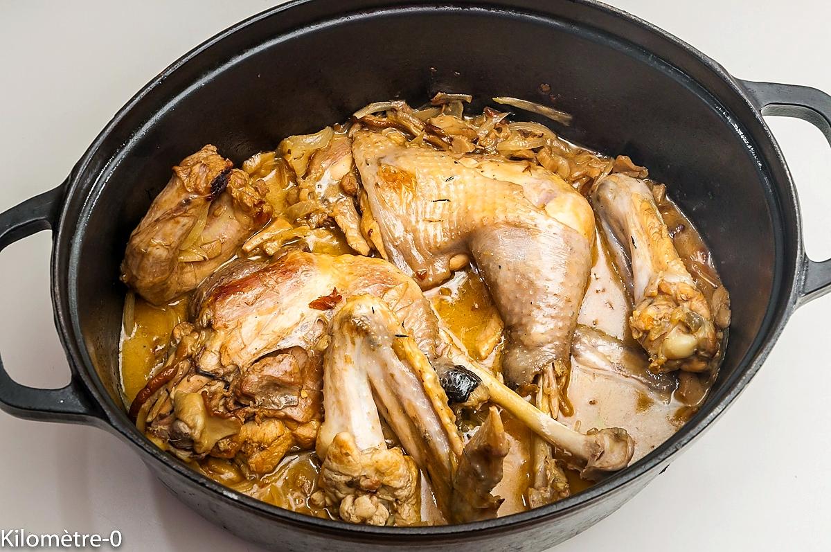 recette Poulet vallée d'Auge