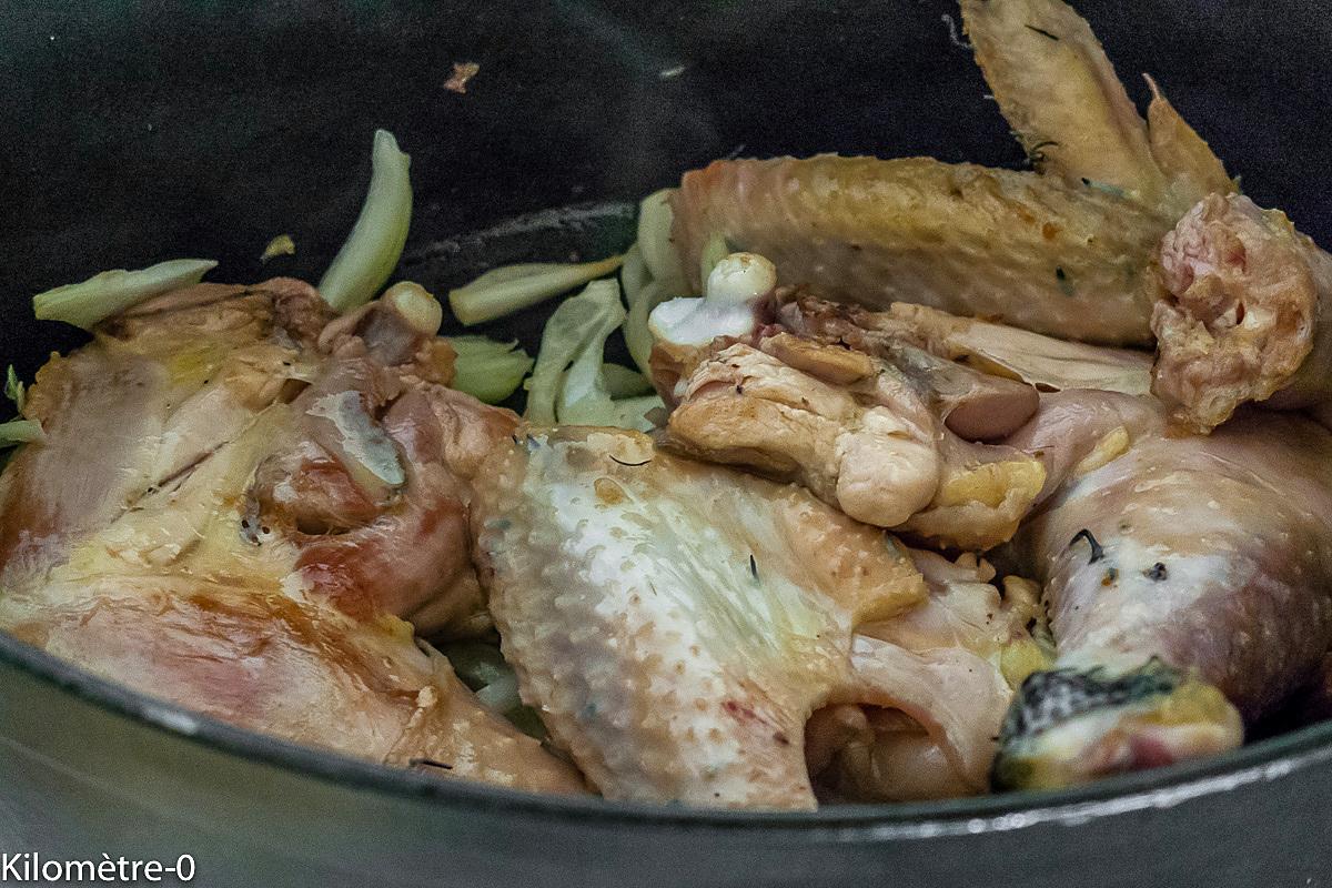 recette Poulet vallée d'Auge