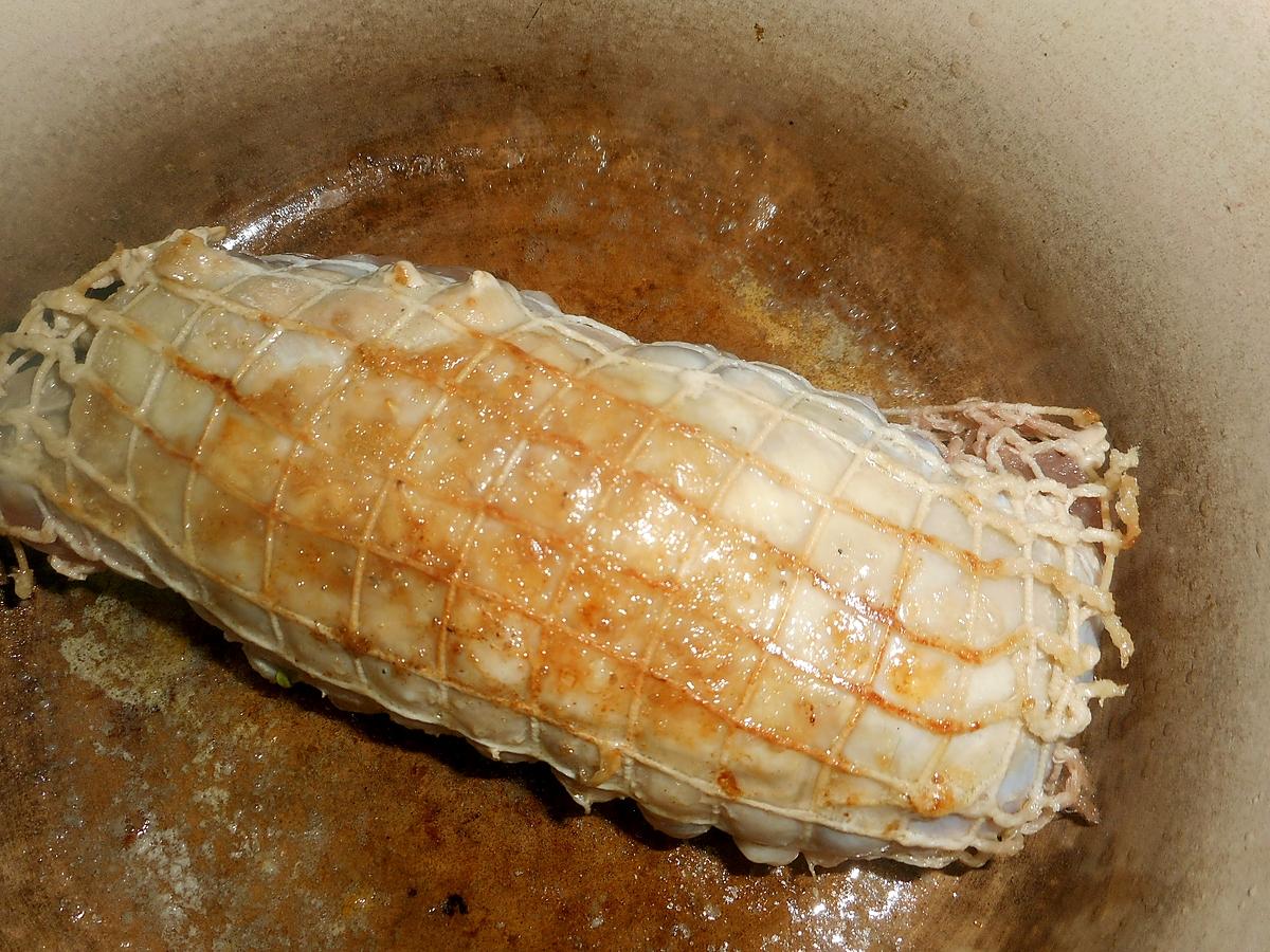 recette Roti de dinde à la normande