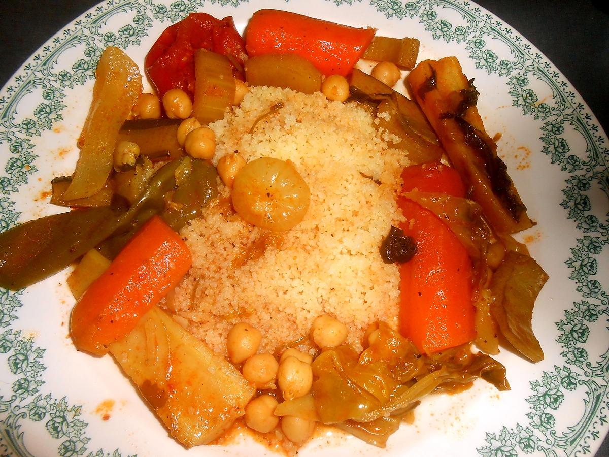 recette MON COUSCOUS LEGUMES