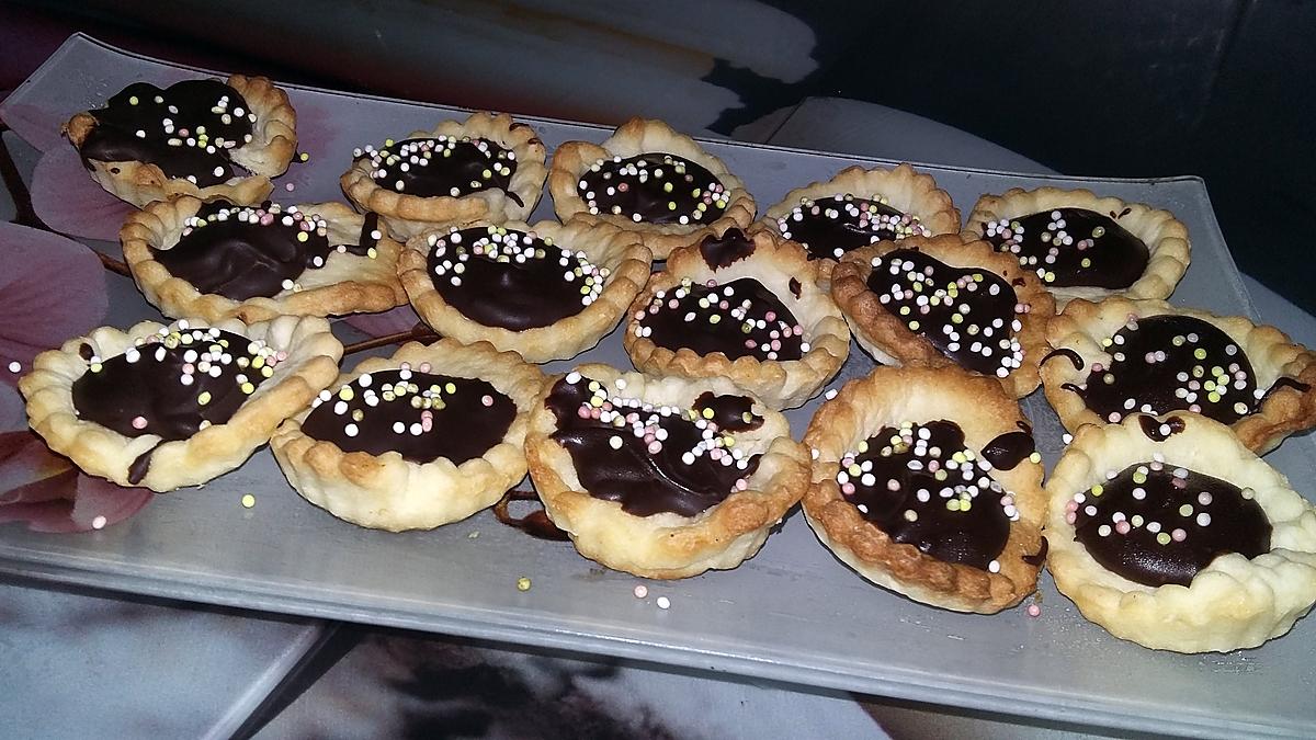 recette Tartelettes ganache chocolat banane