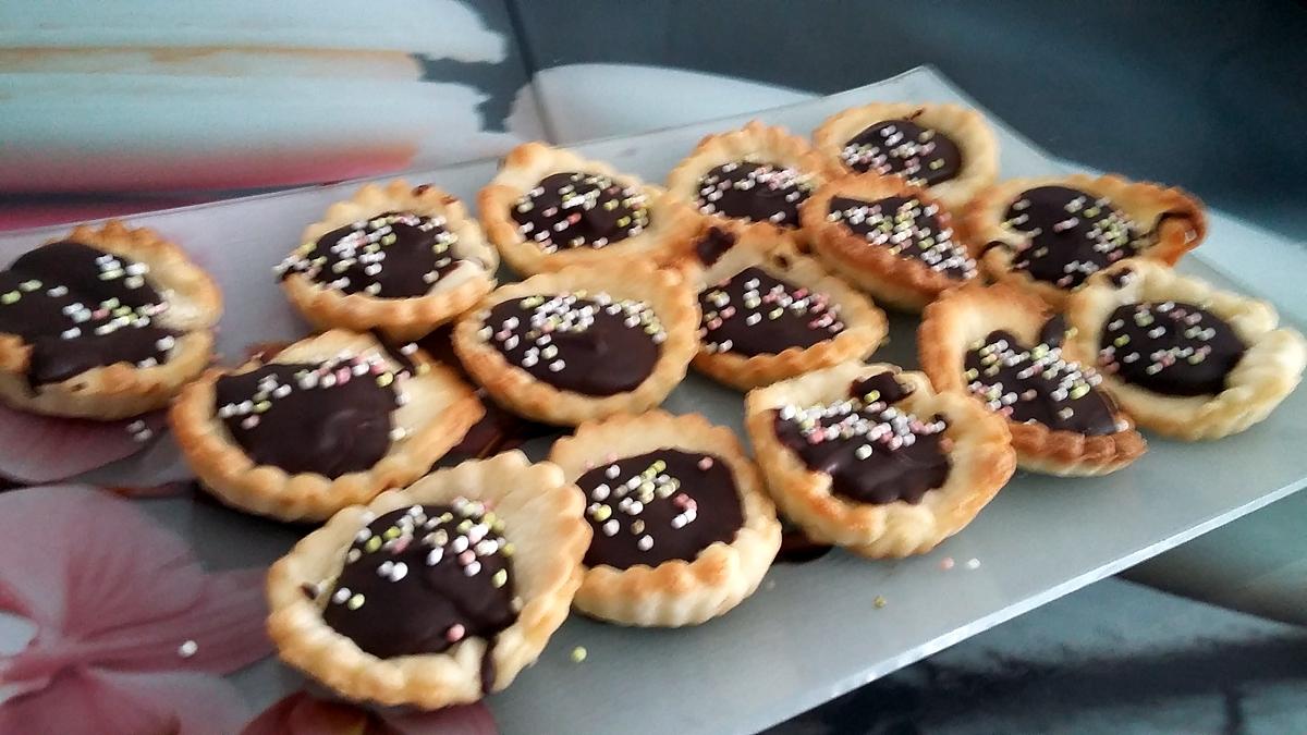 recette Tartelettes ganache chocolat banane