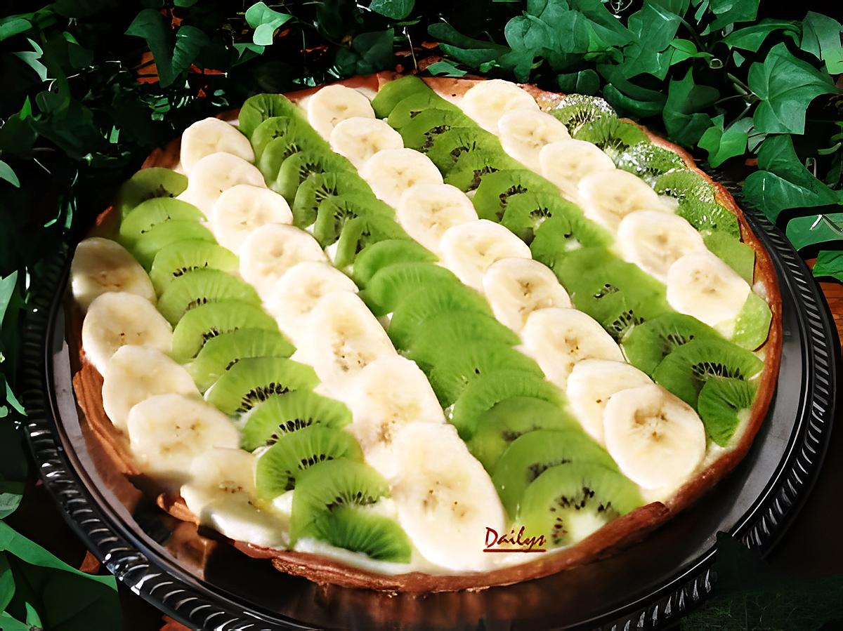 recette Tarte Kiwi Banane