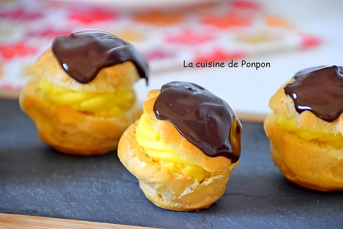 recette Profiterole à la crème parfumée à la fève tonka