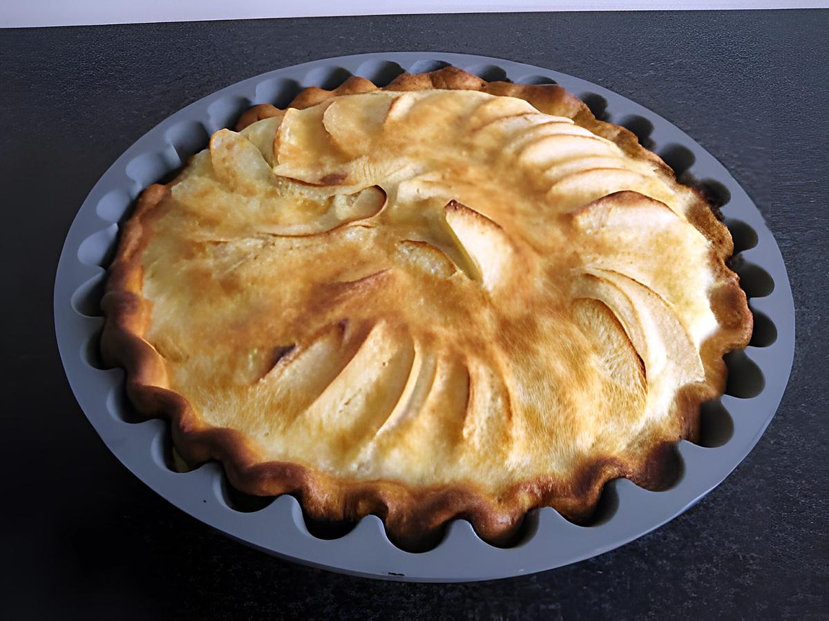 recette Tarte aux pommes à l'alsacienne