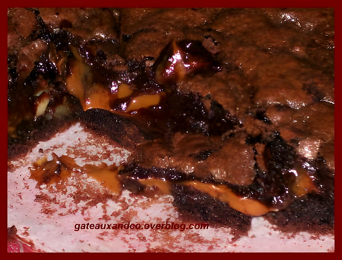 recette Brownie confiture de lait et noix de pécans