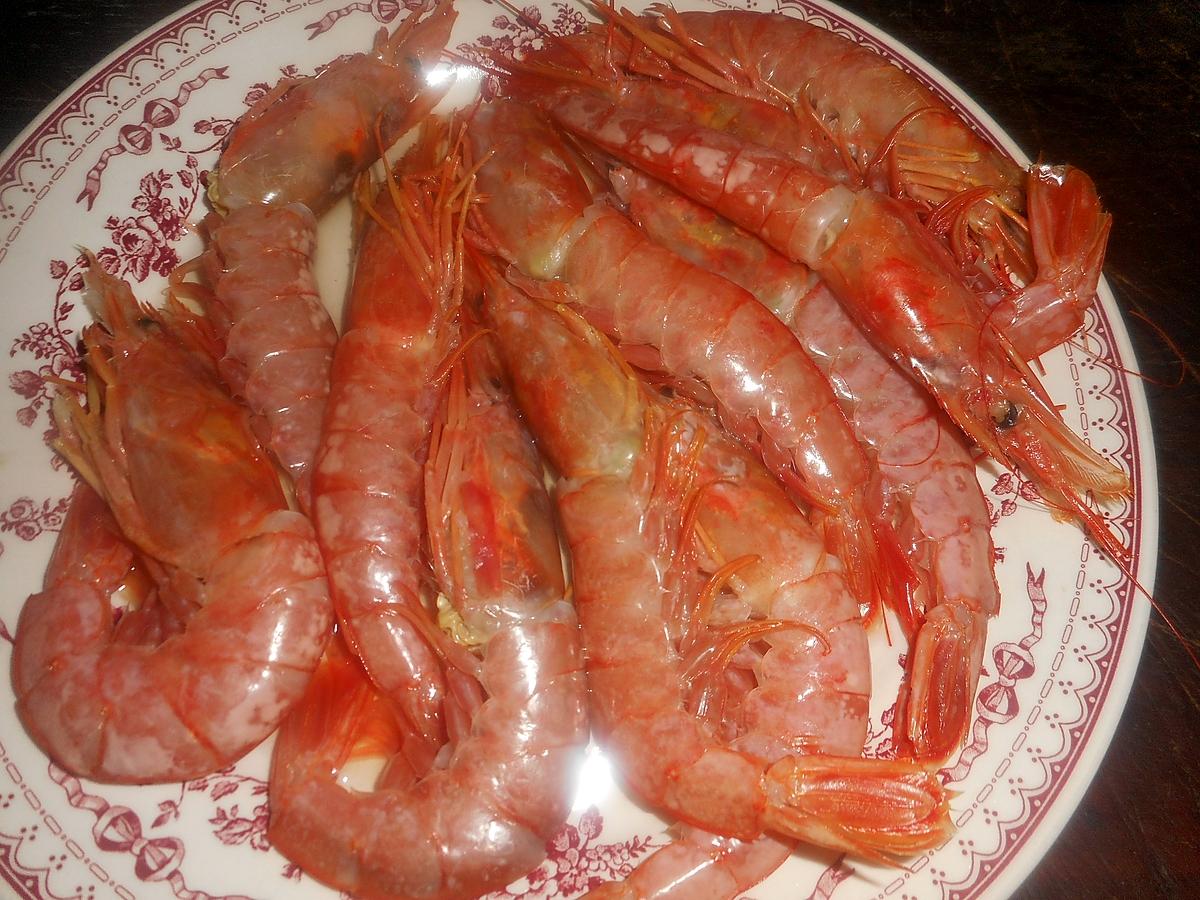 recette Gambas a l ananas