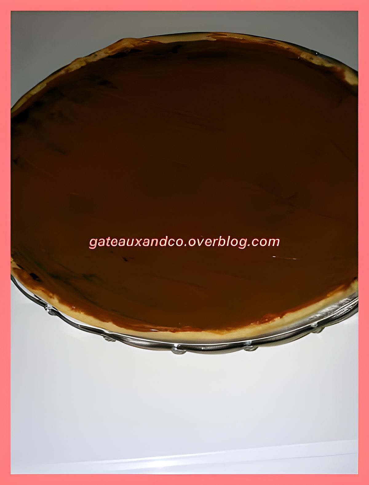 recette Tarte au chocolat et à la confiture de lait