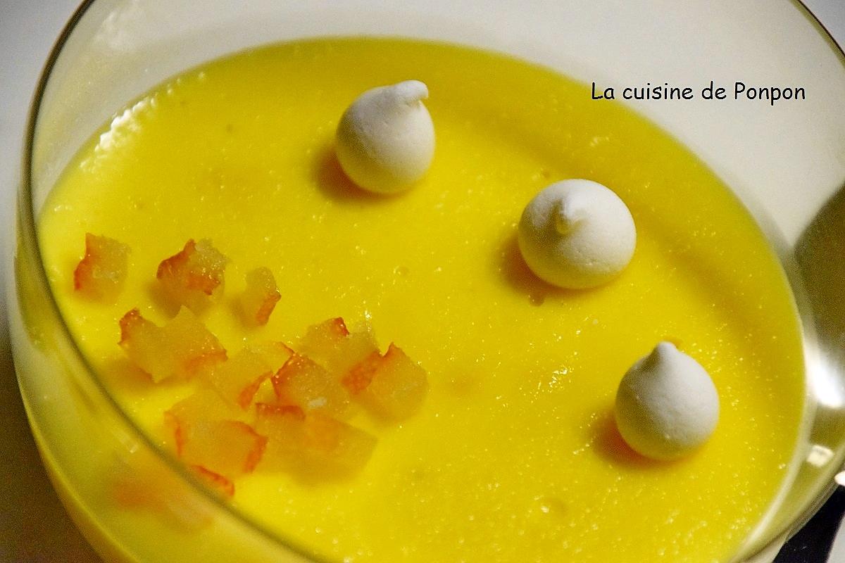 recette Crème mistralette, parfumée à l'orange