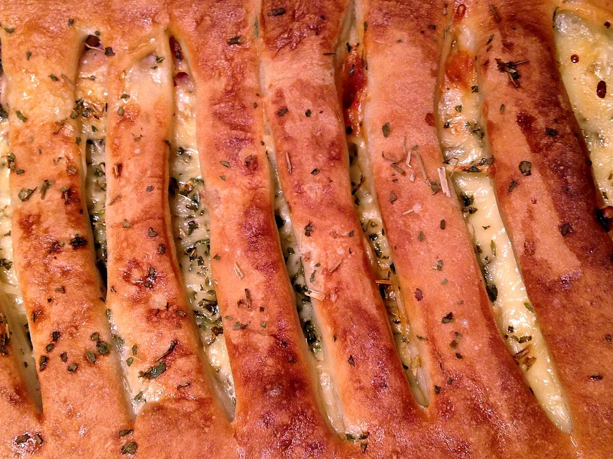 recette Fougasse aux saveurs d'Italie- thermomix-