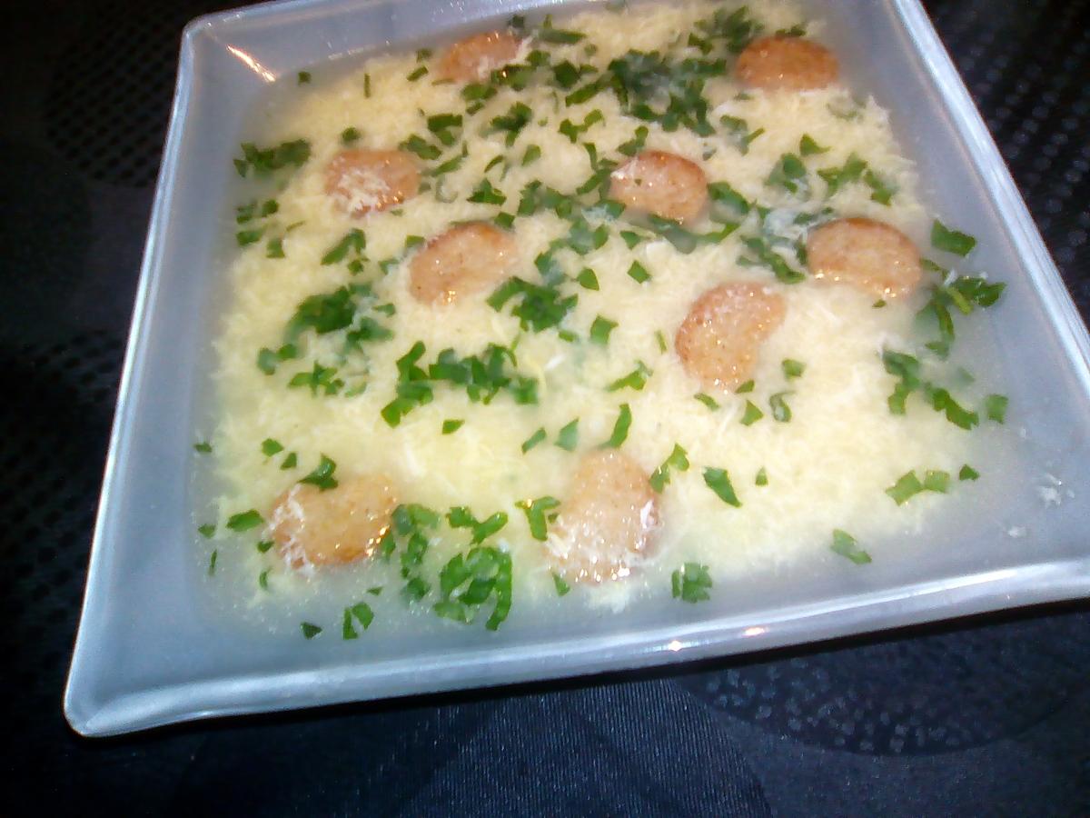 recette Soupe stracciatella