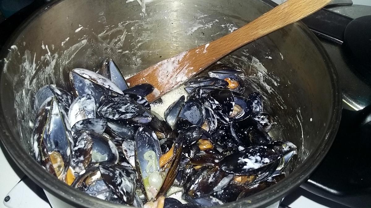 recette Moules au bleu