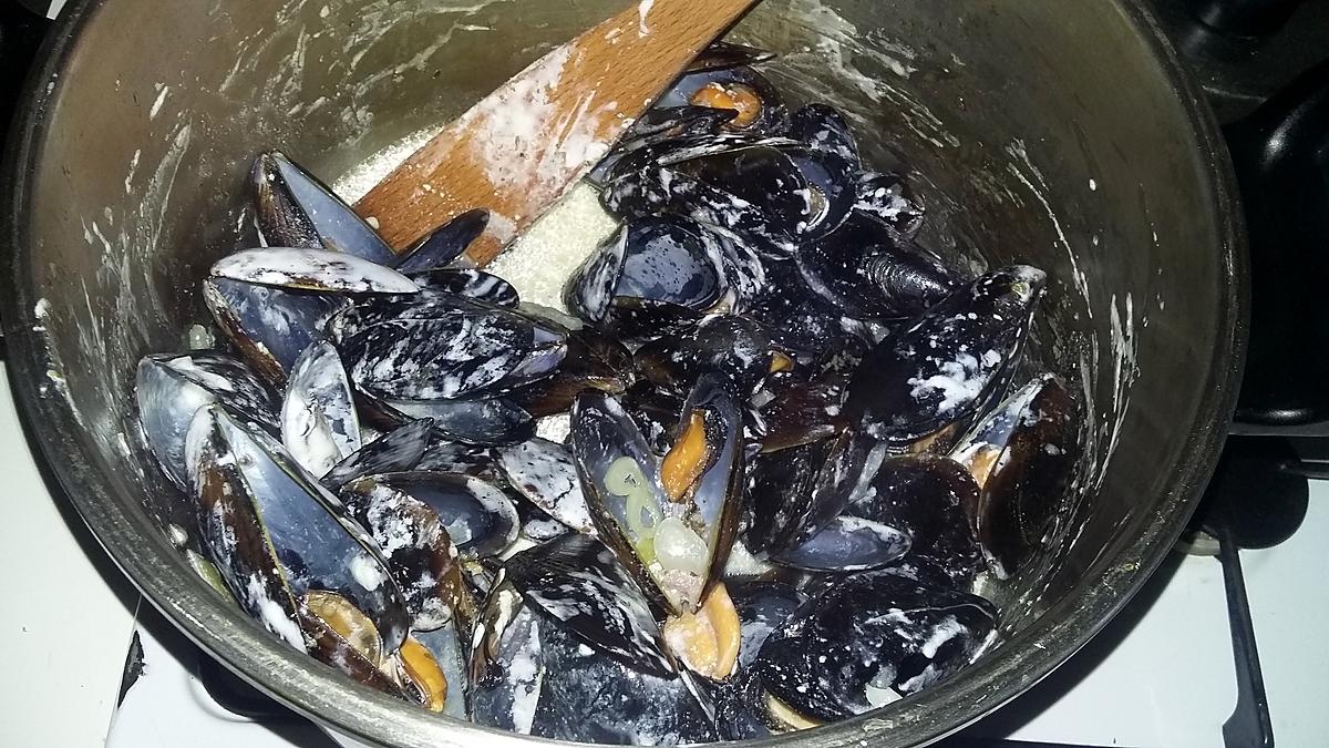 recette Moules au bleu