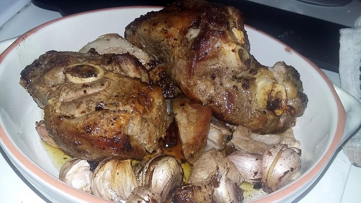 recette Gigot d'agneau au 5 épices et a l'ail