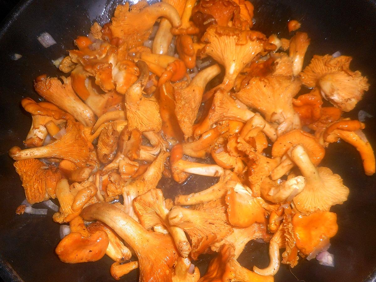 recette Roti de cerf aux girolles