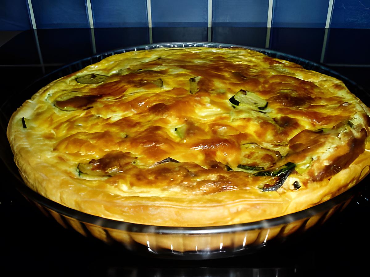 recette quiche aux courgettes