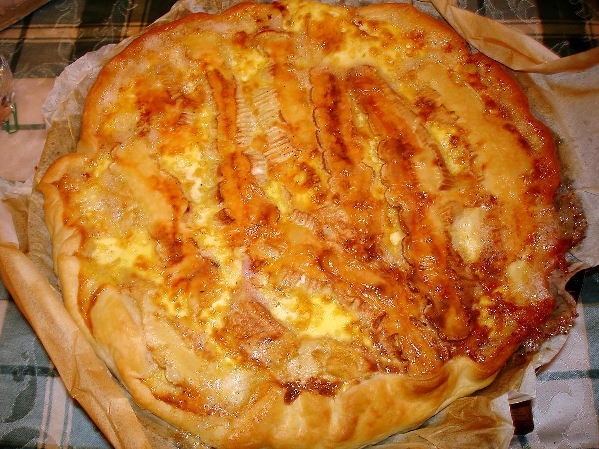 recette Quiche aux lardons et reblochon