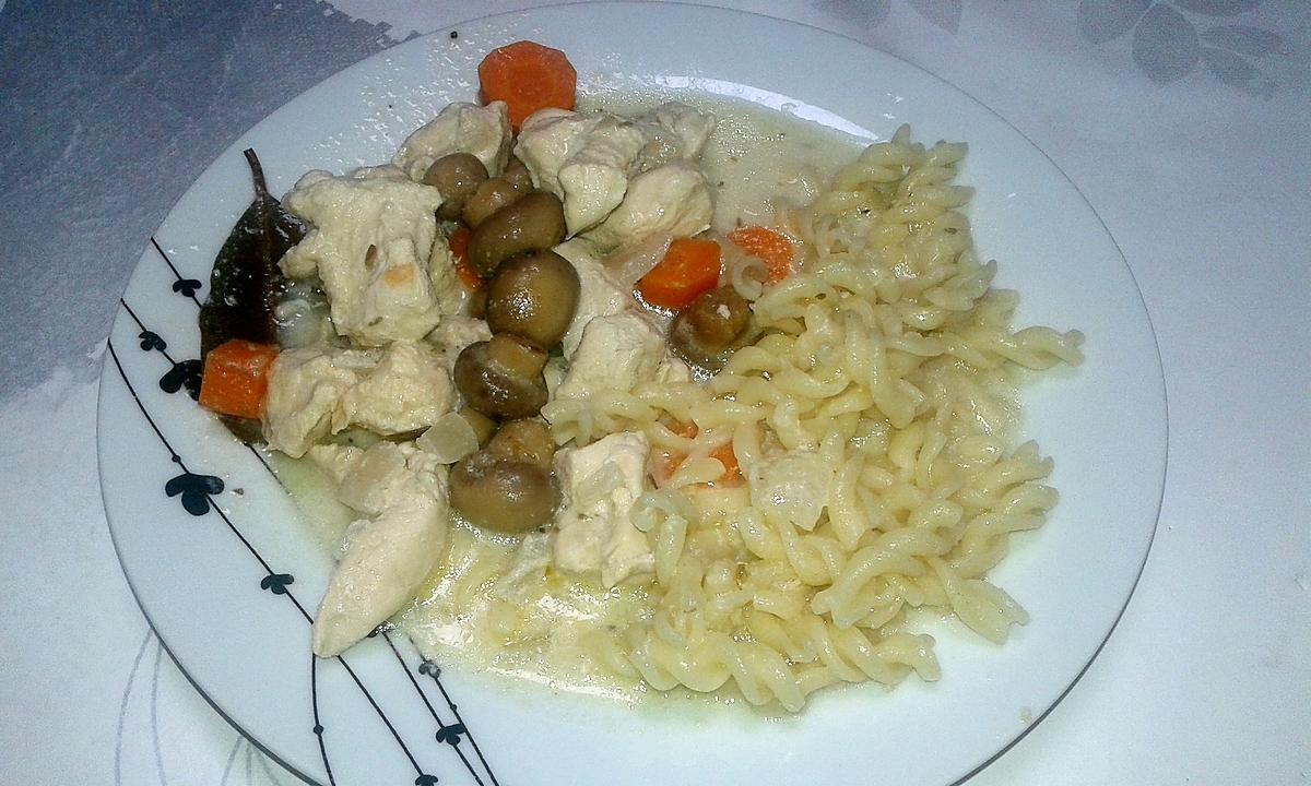 recette Blanquette de poulet