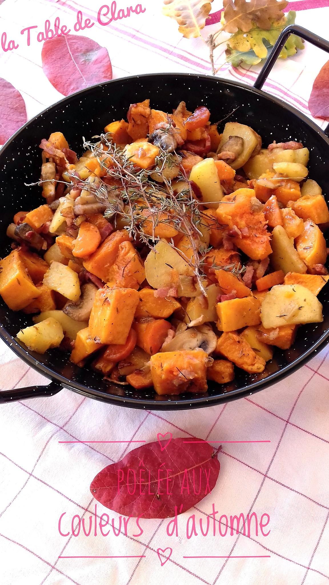 recette Poêlée aux couleurs d'automne