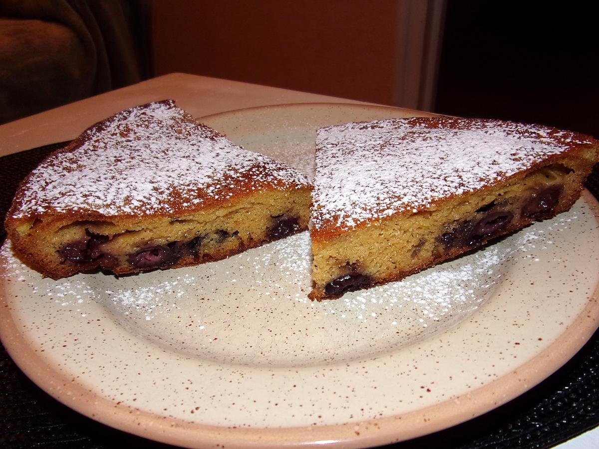 recette Fondant aux cerises noires.