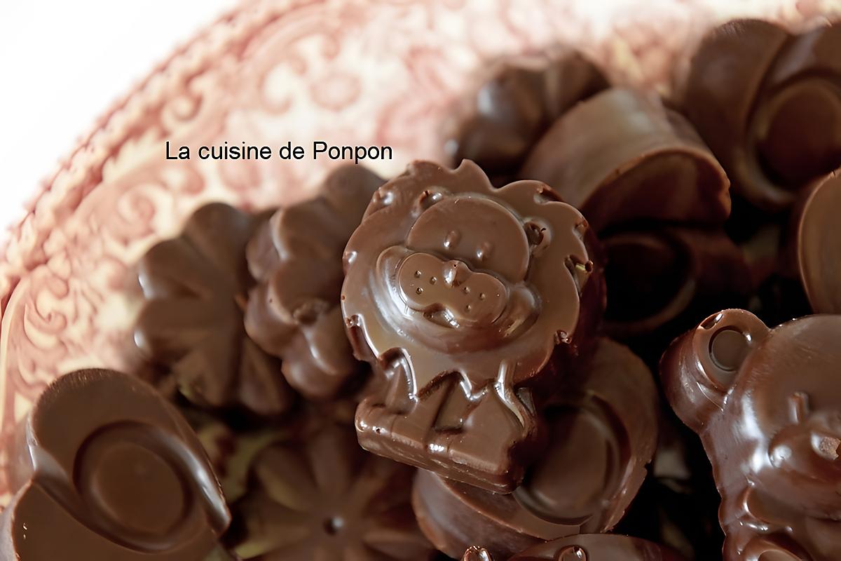 recette Truffe au chocolat et praliné