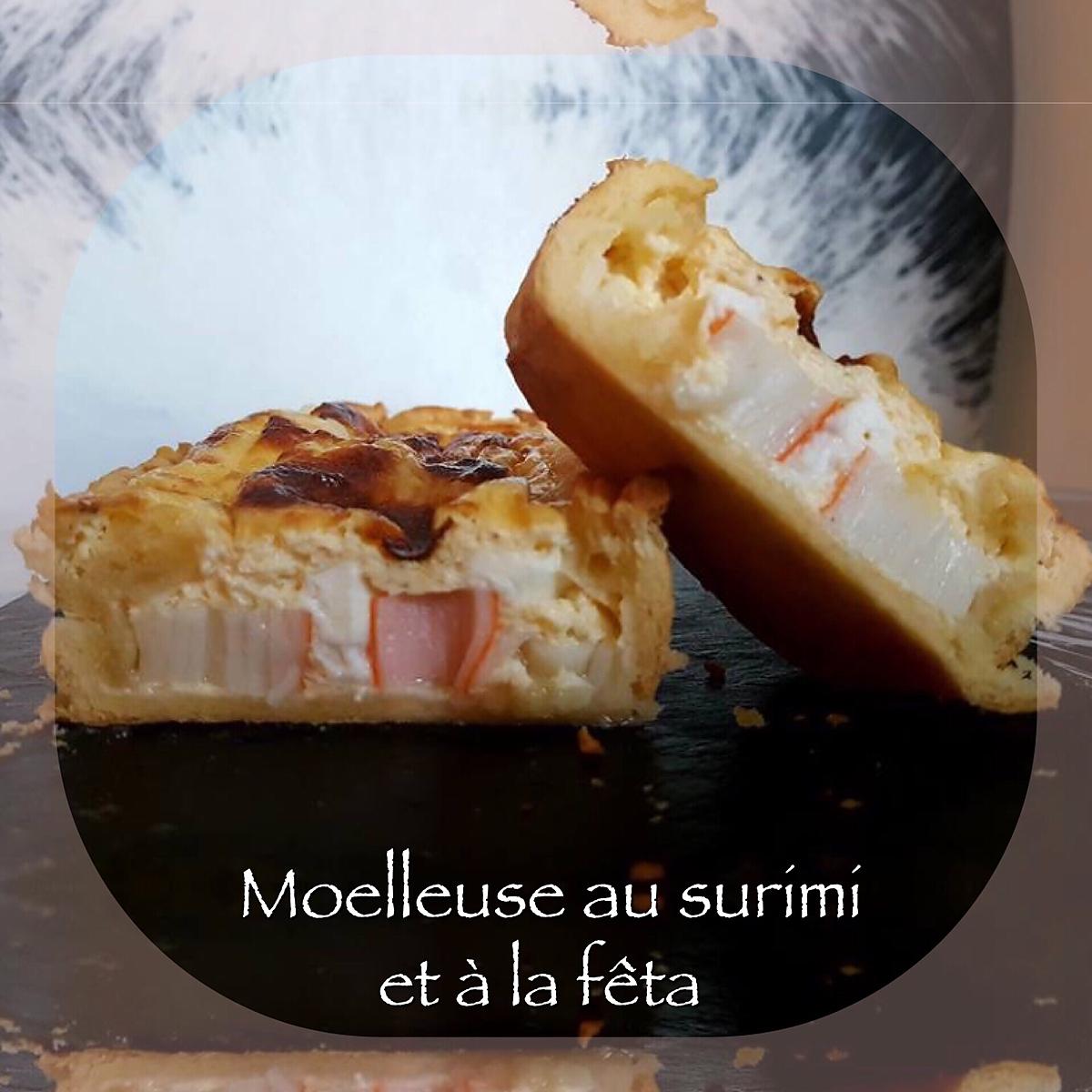 recette Moelleuse au surimi et à la fêta
